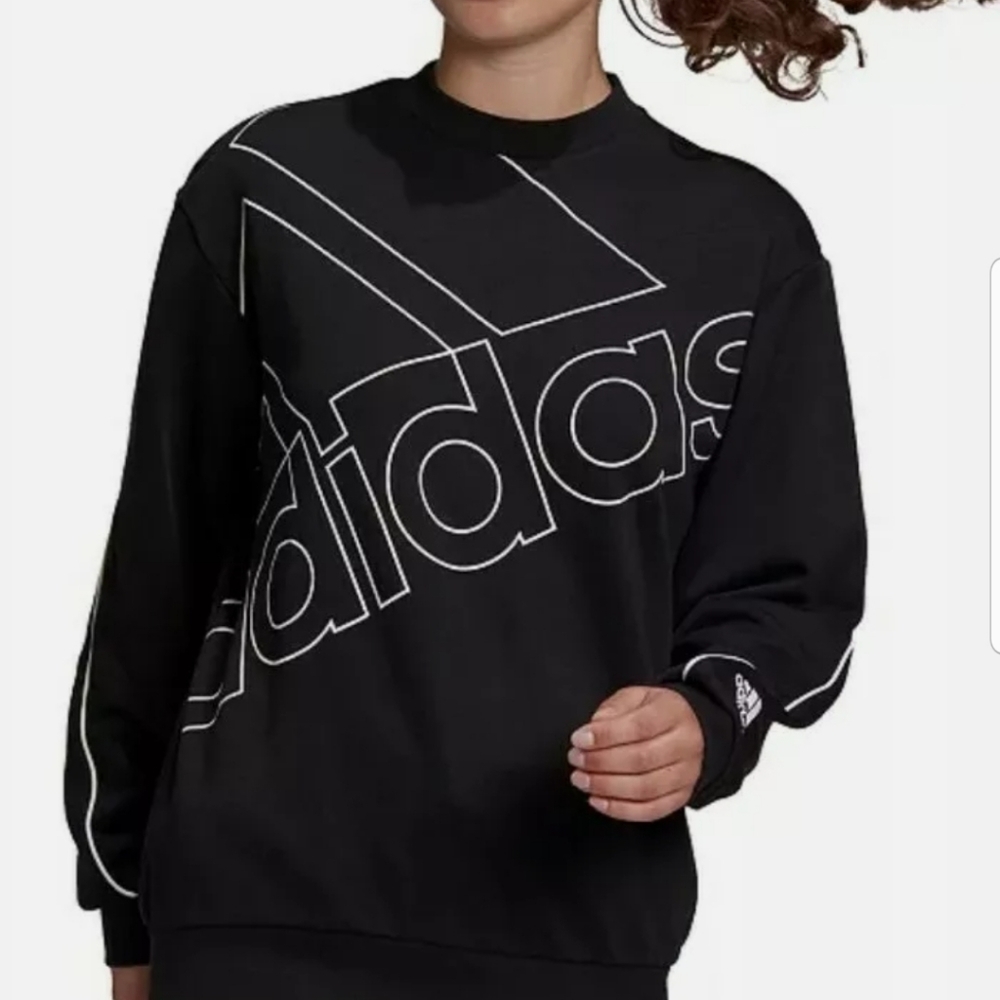 Adidas big logo sweatshirt